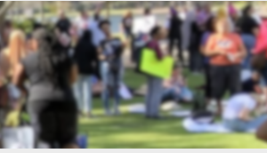 blurred image of march