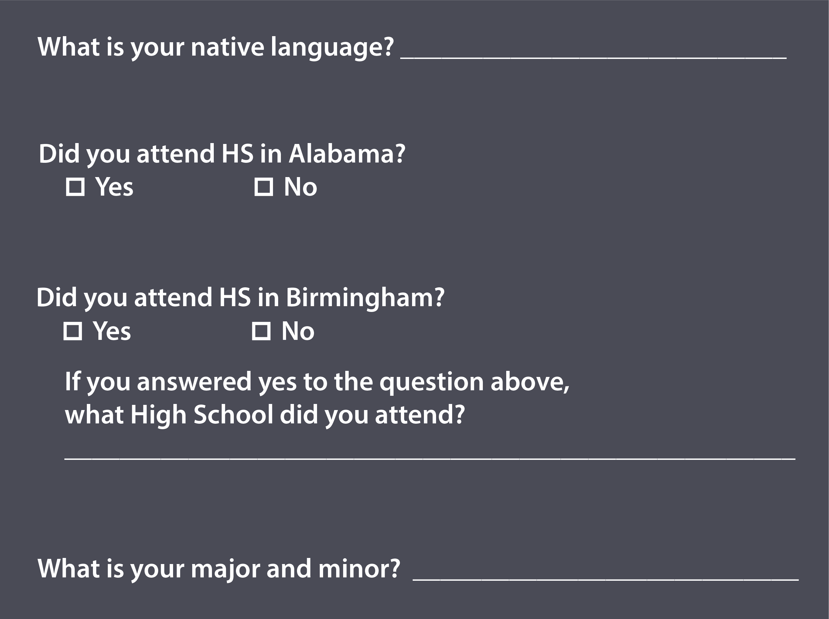 survey questions