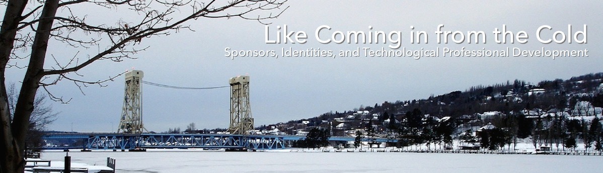 a picture of the Lift Bridge in Houghton, Michigan