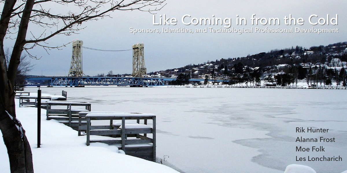 a picture of the Lift Bridge in Houghton, Michigan