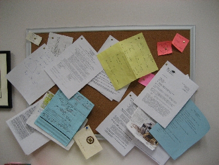 Heidi's bulletin board