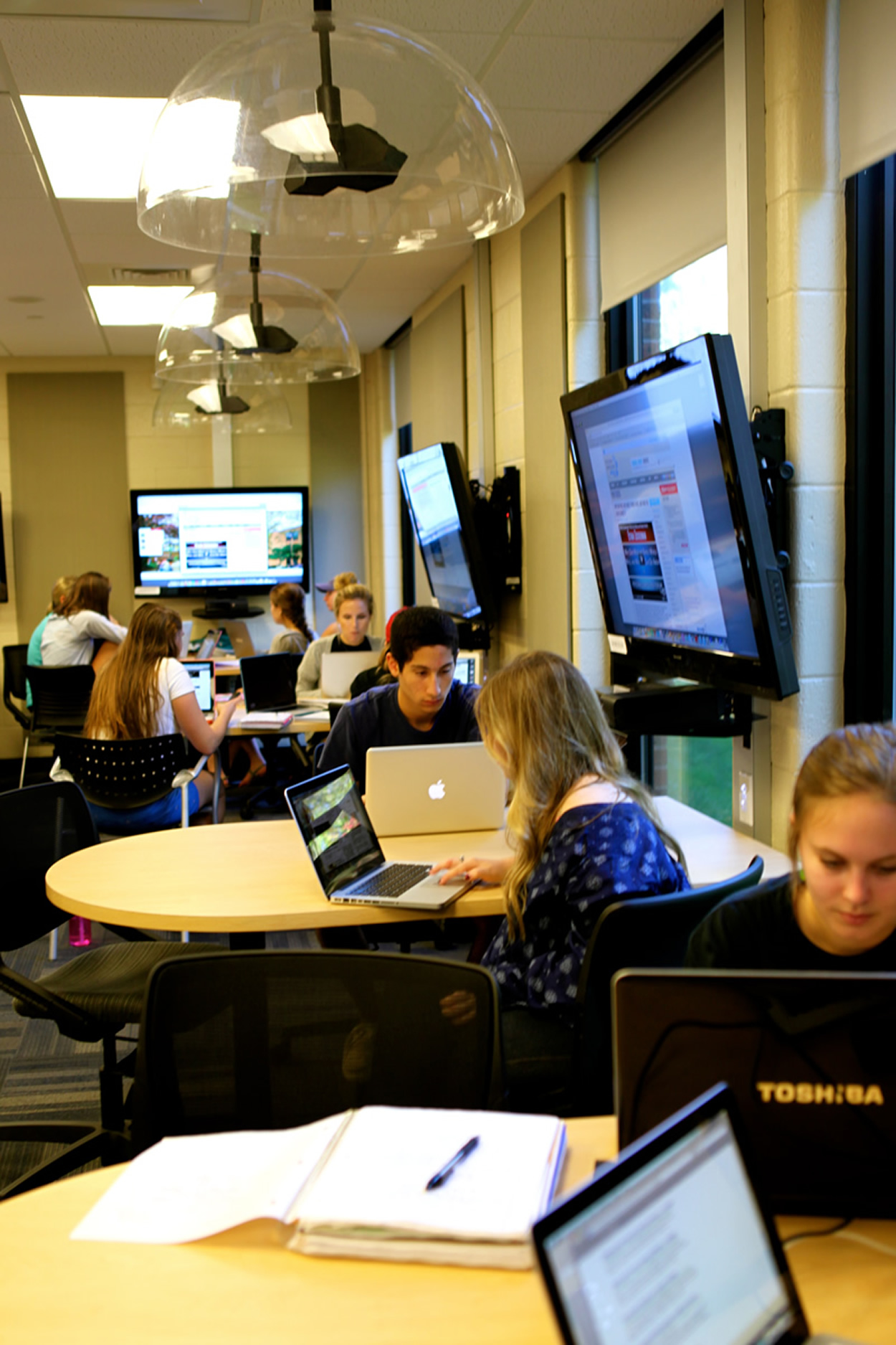 Students Using the Classroom at St. Joseph's University