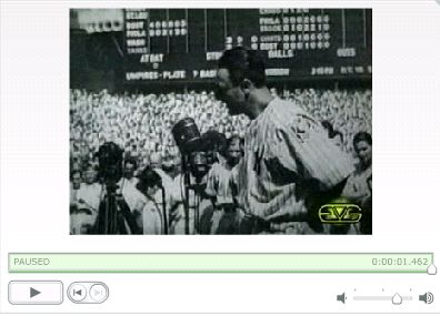 Still from tutorial 1 Lou Gehrig speech